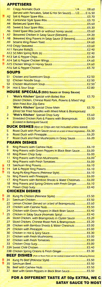 Wok's Kitchen Paignton