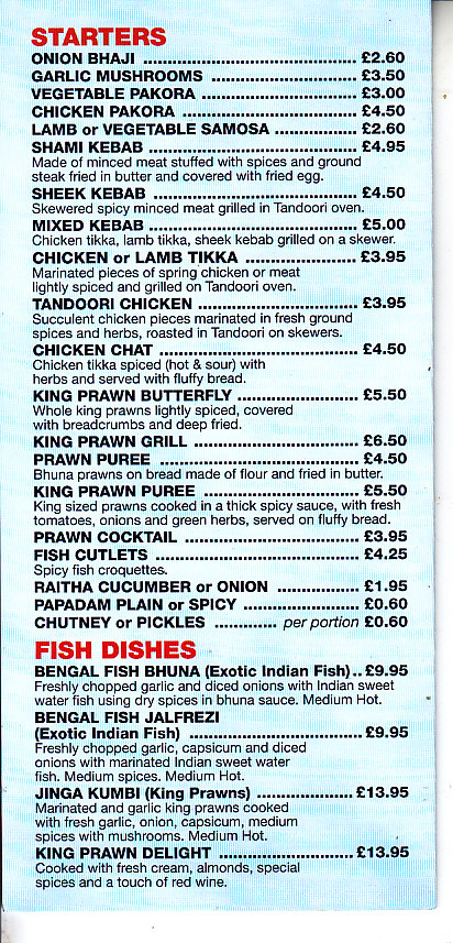 Balti Night Brixham